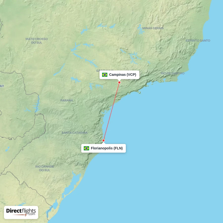 VCP - FLN route map