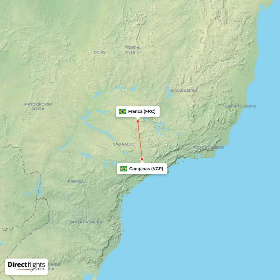 VCP - FRC route map