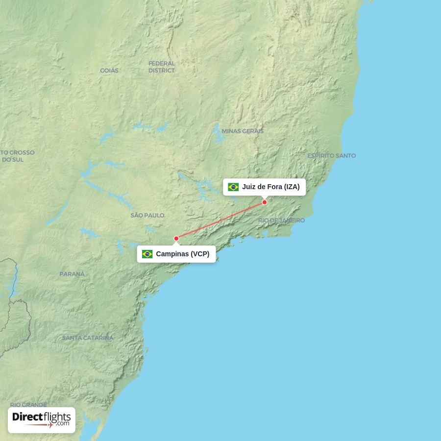 VCP - IZA route map