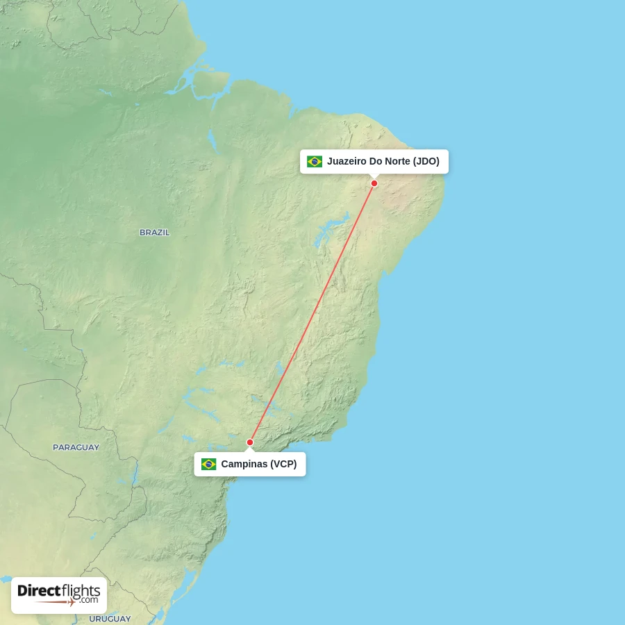 VCP - JDO route map