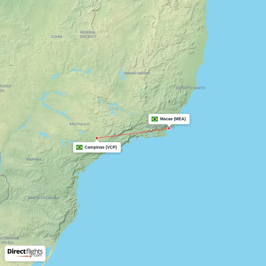 VCP - MEA route map
