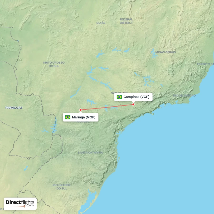 VCP - MGF route map