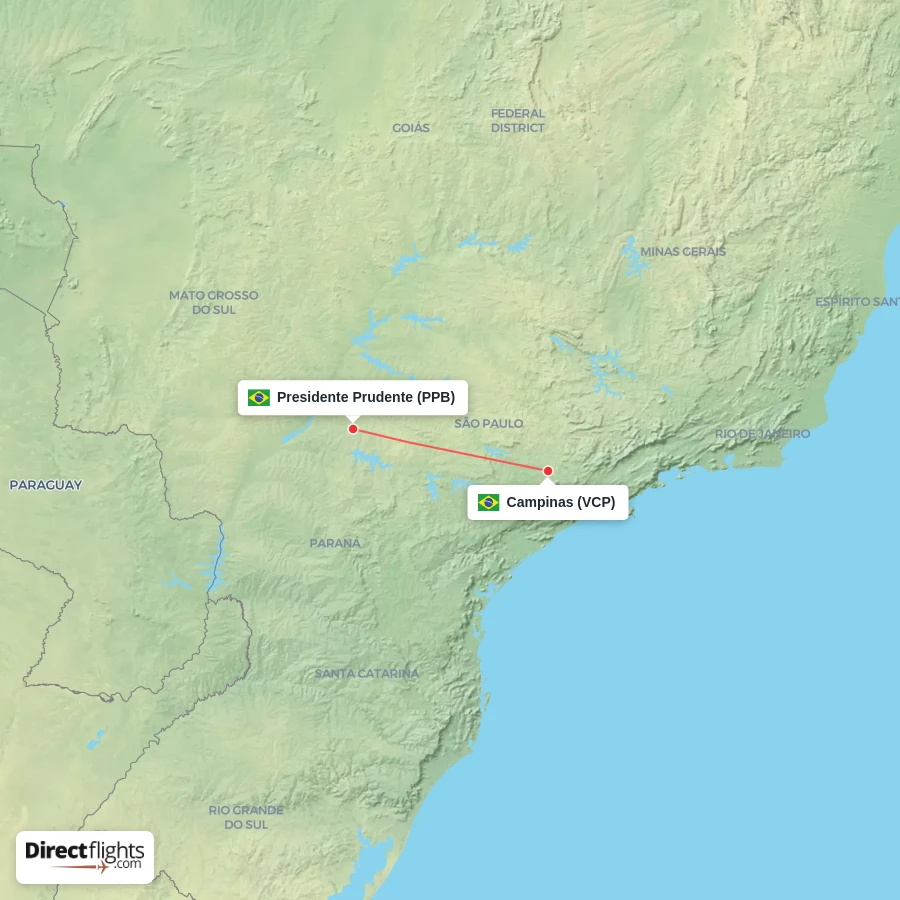 VCP - PPB route map