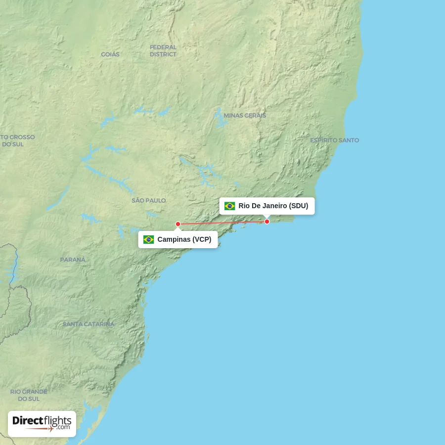 VCP - SDU route map