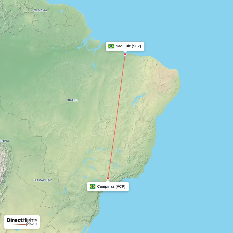 VCP - SLZ route map