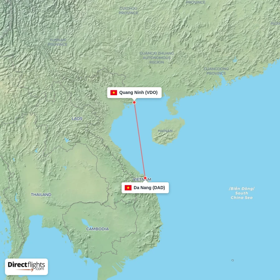 VDO - DAD route map
