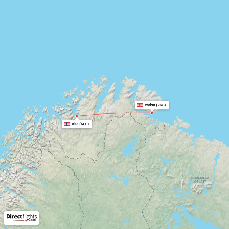 VDS - ALF route map