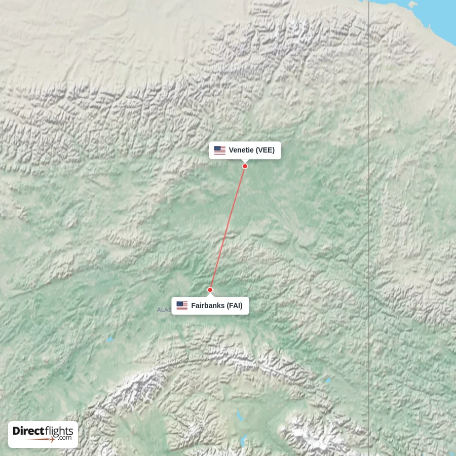 VEE - FAI route map