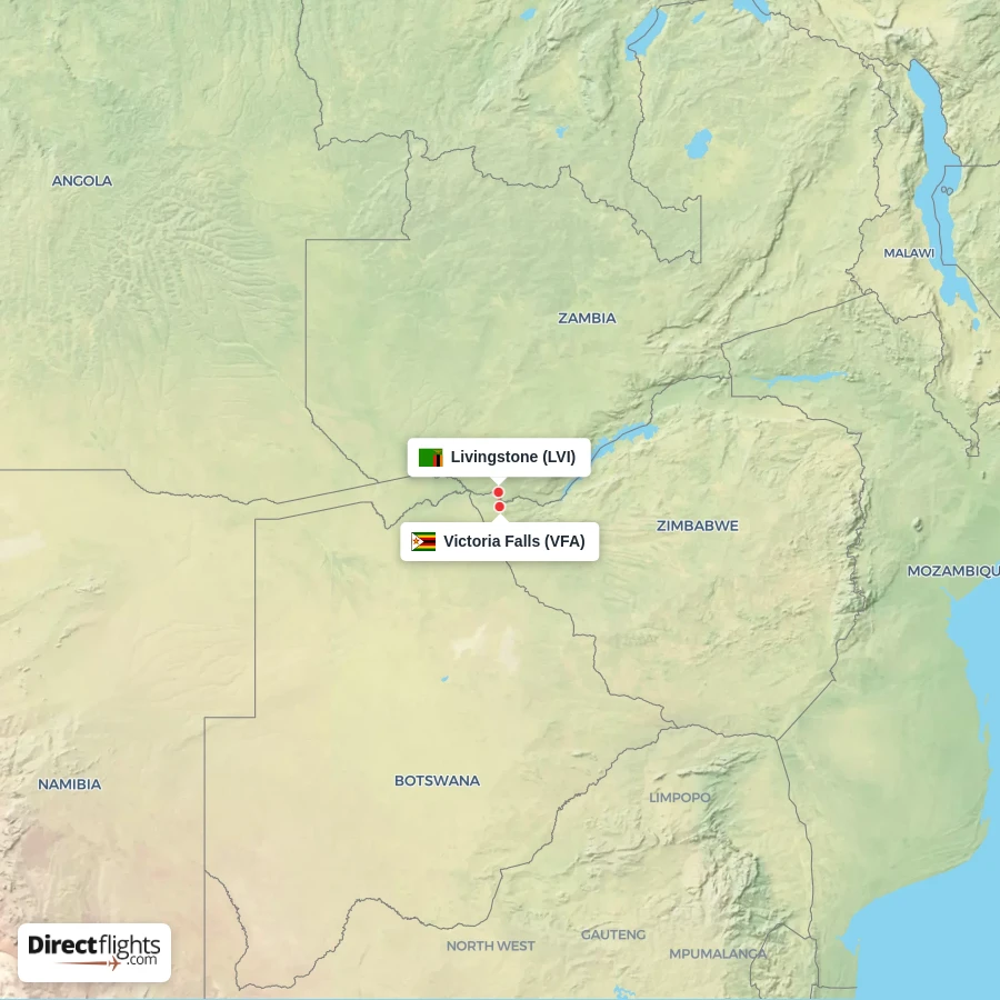 VFA - LVI route map