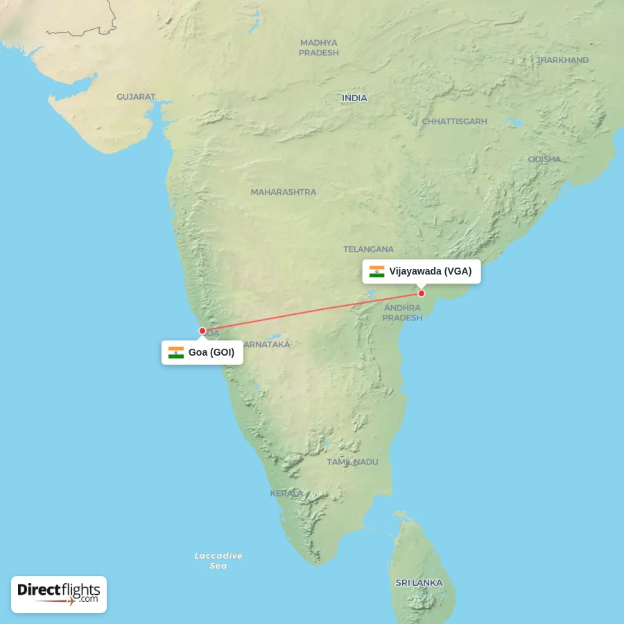VGA - GOI route map