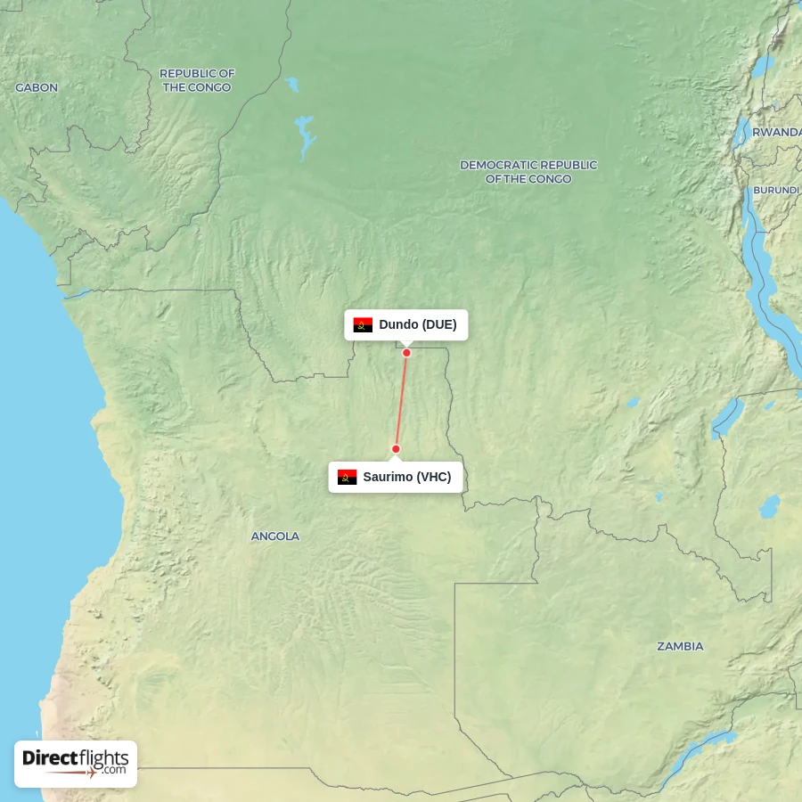 VHC - DUE route map