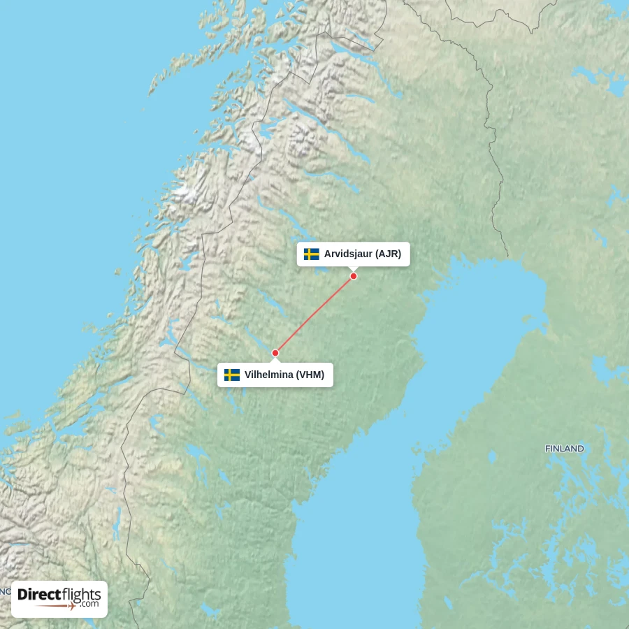 VHM - AJR route map
