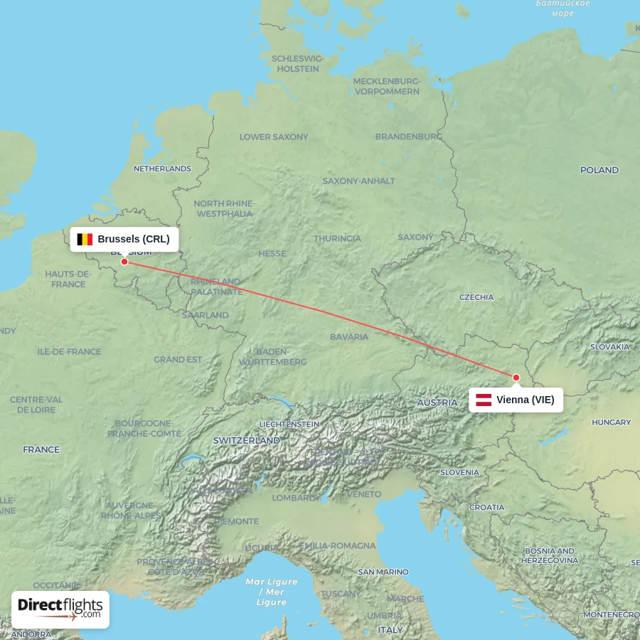 VIE - CRL route map