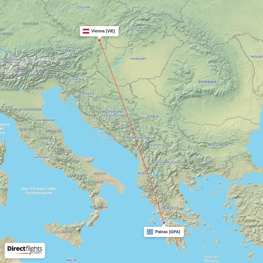 VIE - GPA route map