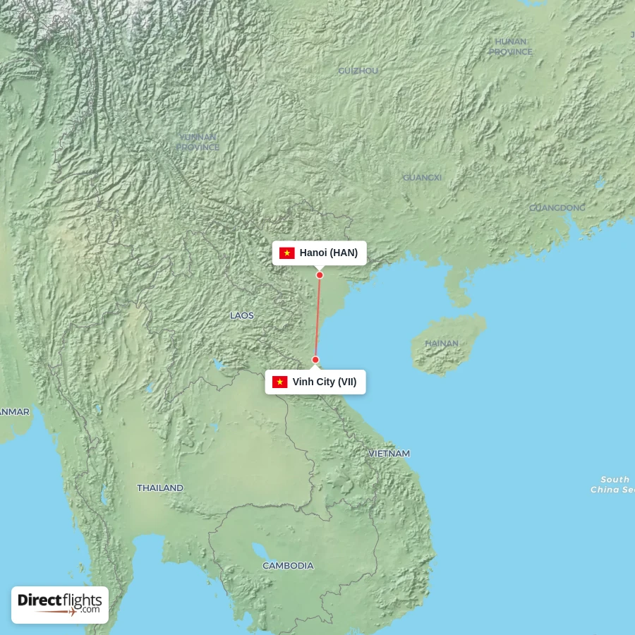 VII - HAN route map