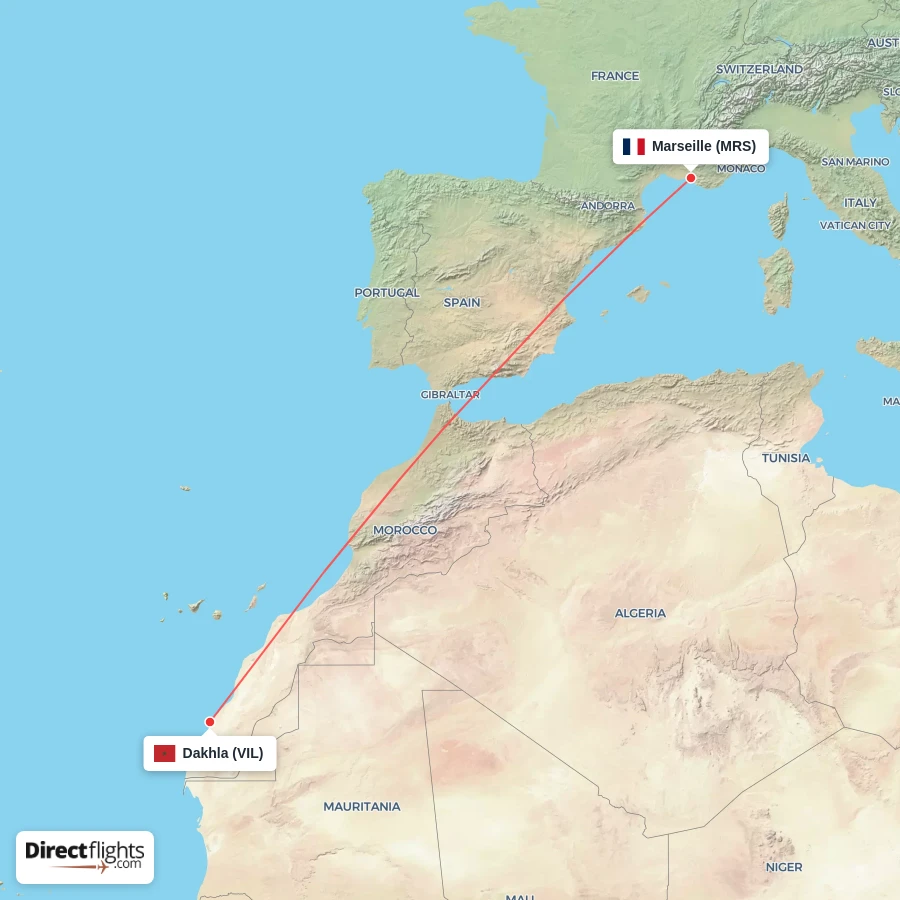 VIL - MRS route map