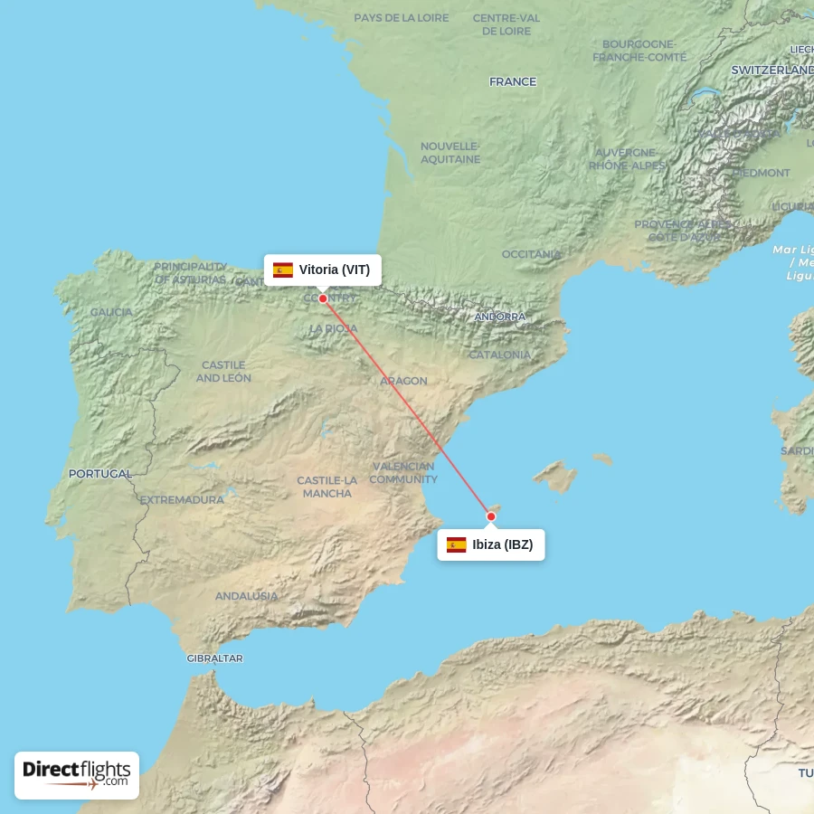 VIT - IBZ route map
