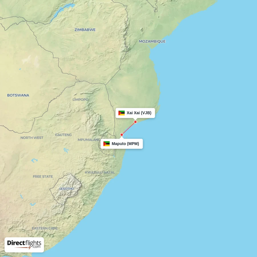 VJB - MPM route map