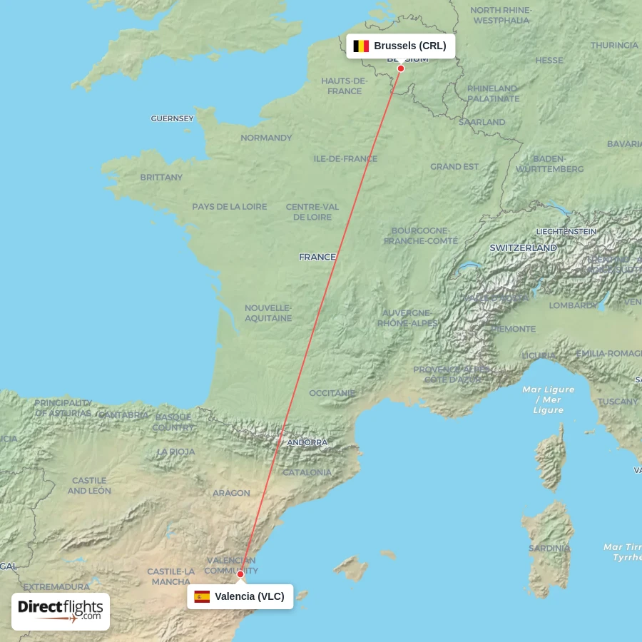 VLC - CRL route map
