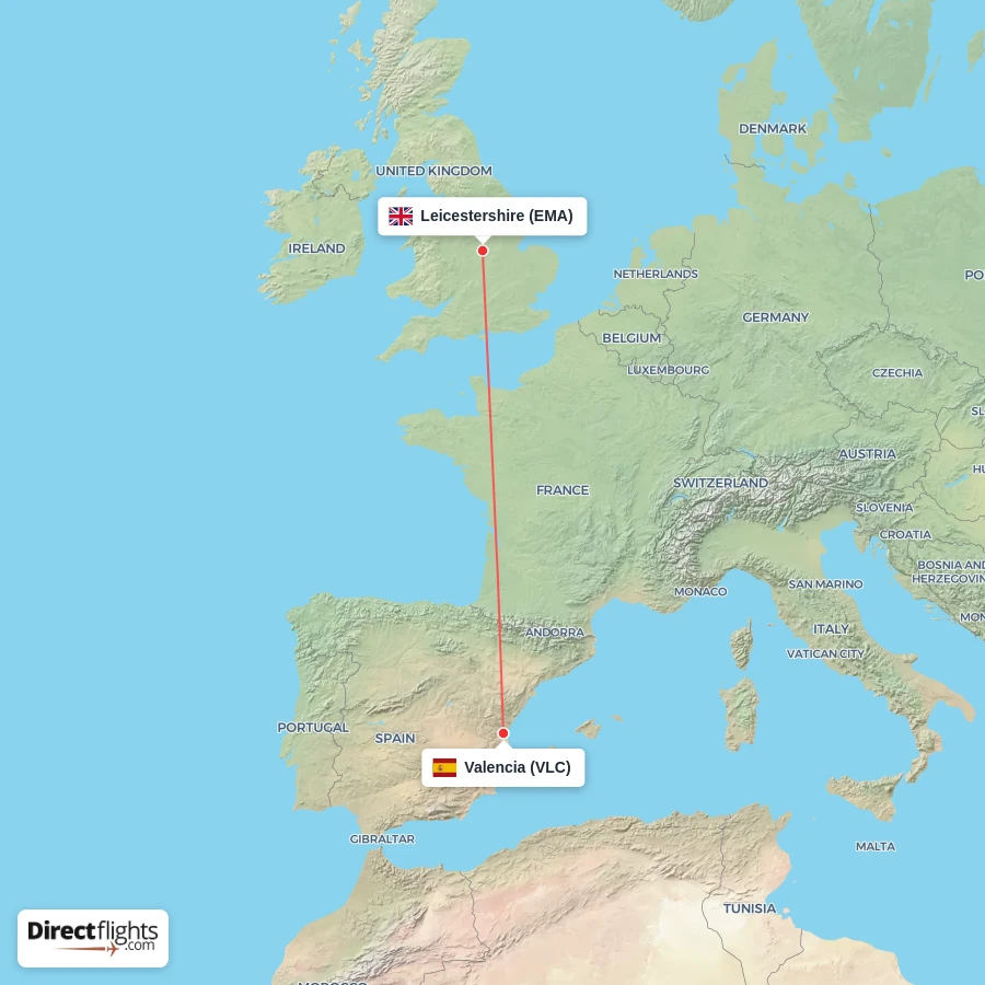 VLC - EMA route map