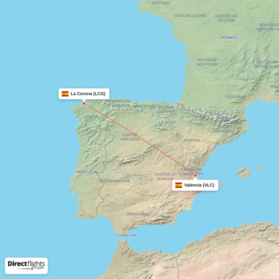 VLC - LCG route map