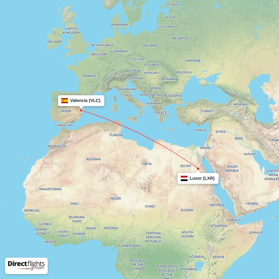 VLC - LXR route map