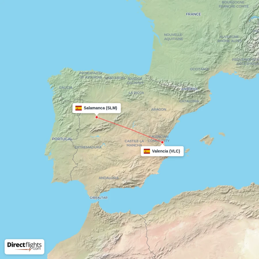 VLC - SLM route map