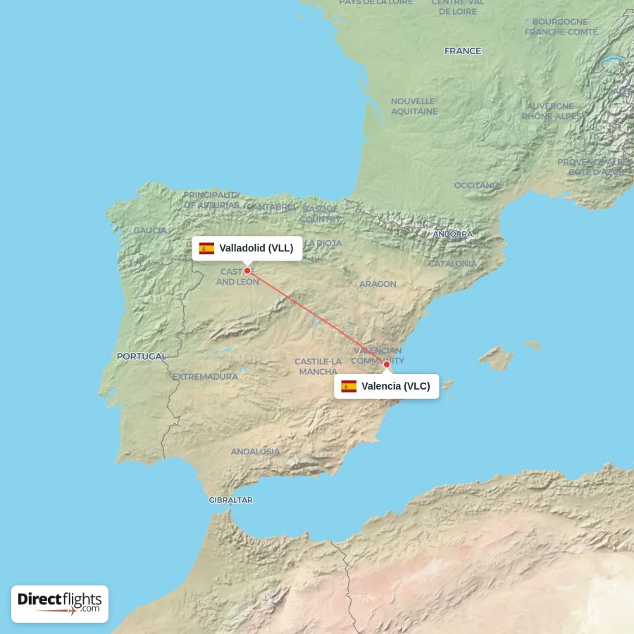 VLC - VLL route map