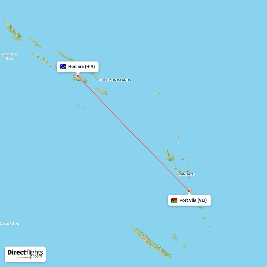 VLI - HIR route map