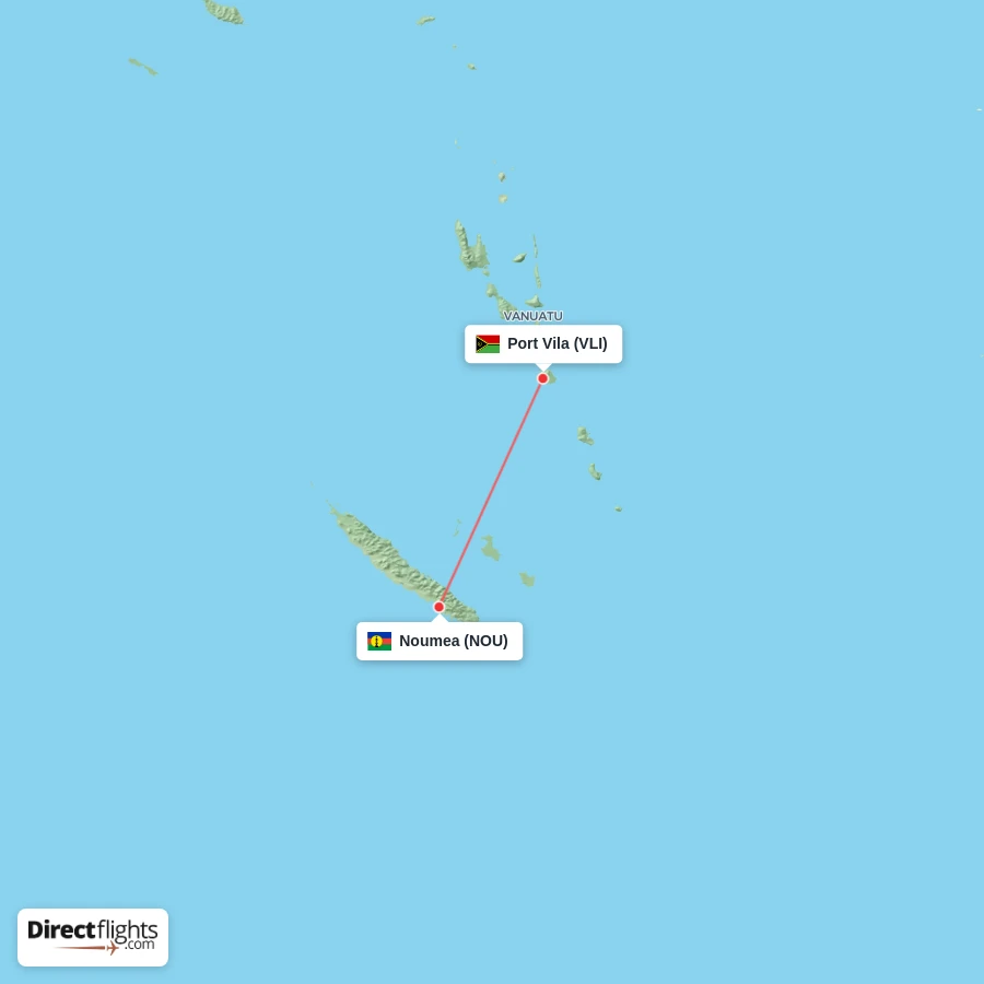 VLI - NOU route map