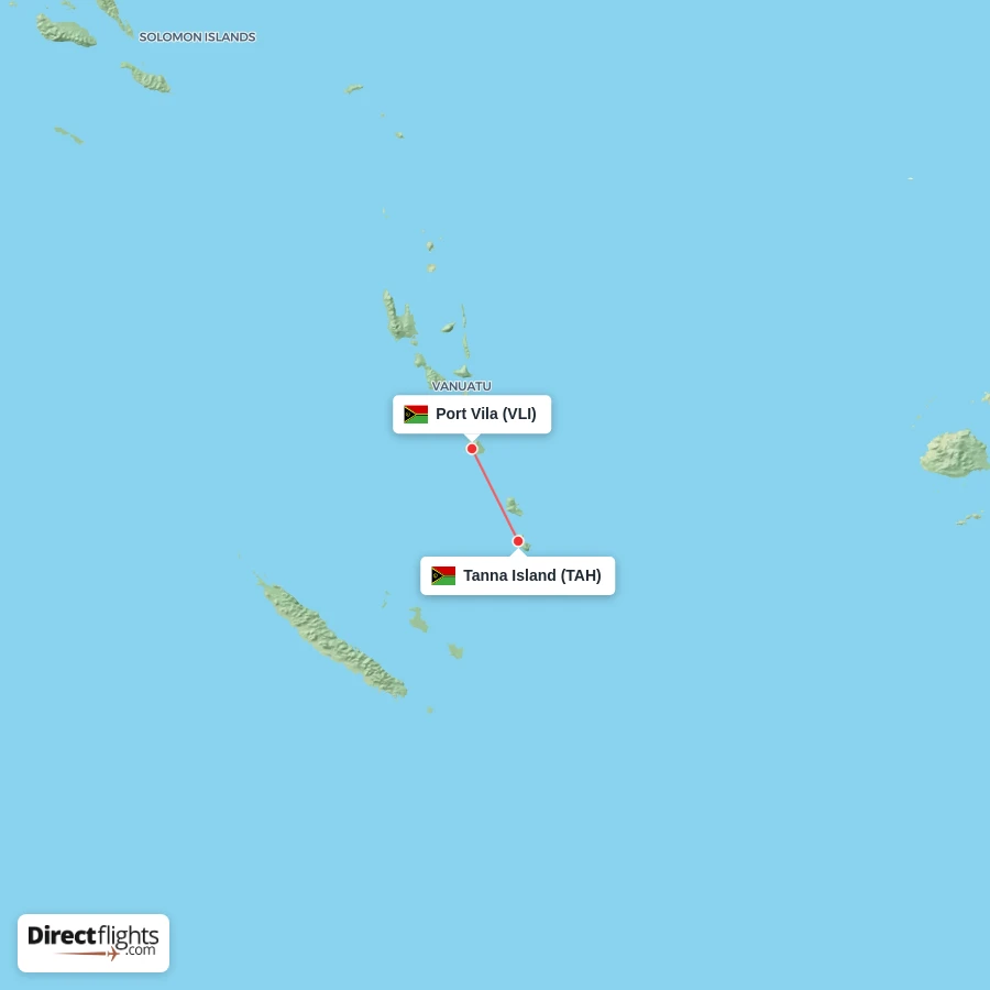 VLI - TAH route map