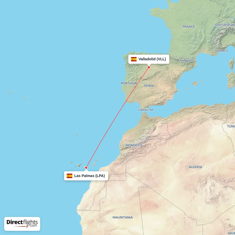 VLL - LPA route map