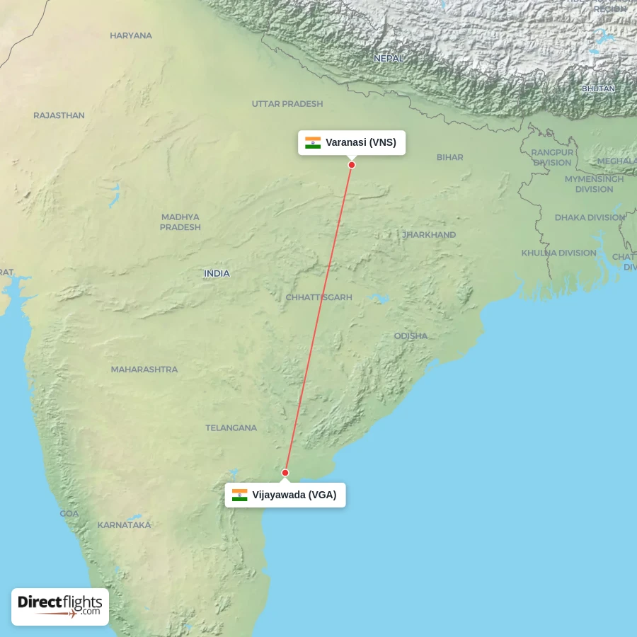 VNS - VGA route map