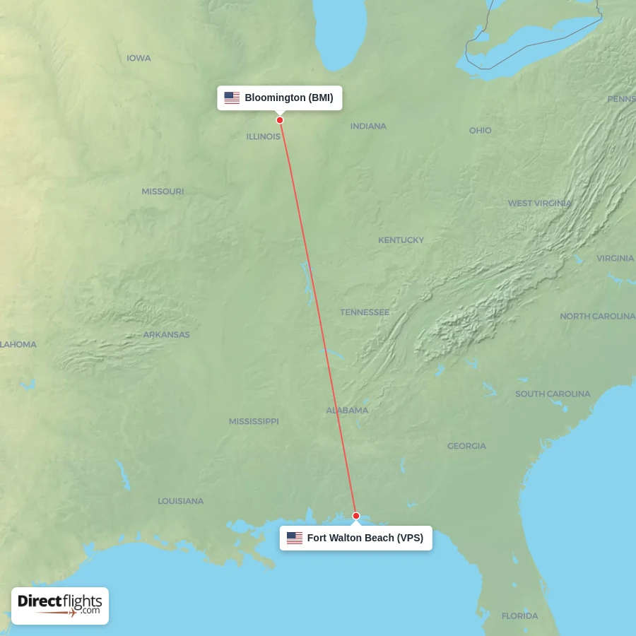 VPS - BMI route map