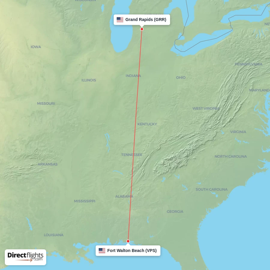 VPS - GRR route map