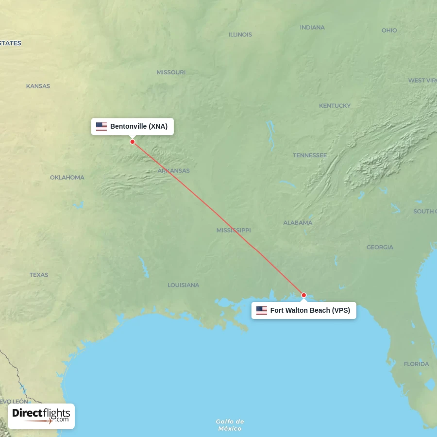 VPS - XNA route map