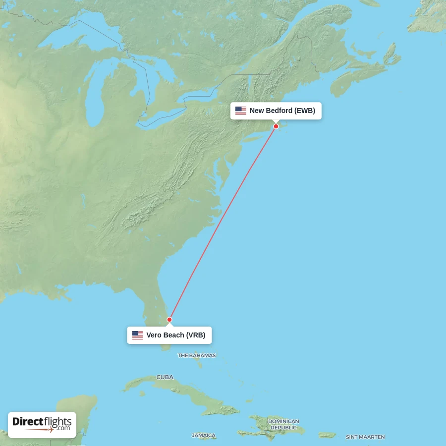 VRB - EWB route map