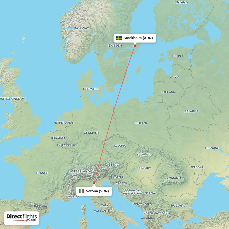 VRN - ARN route map