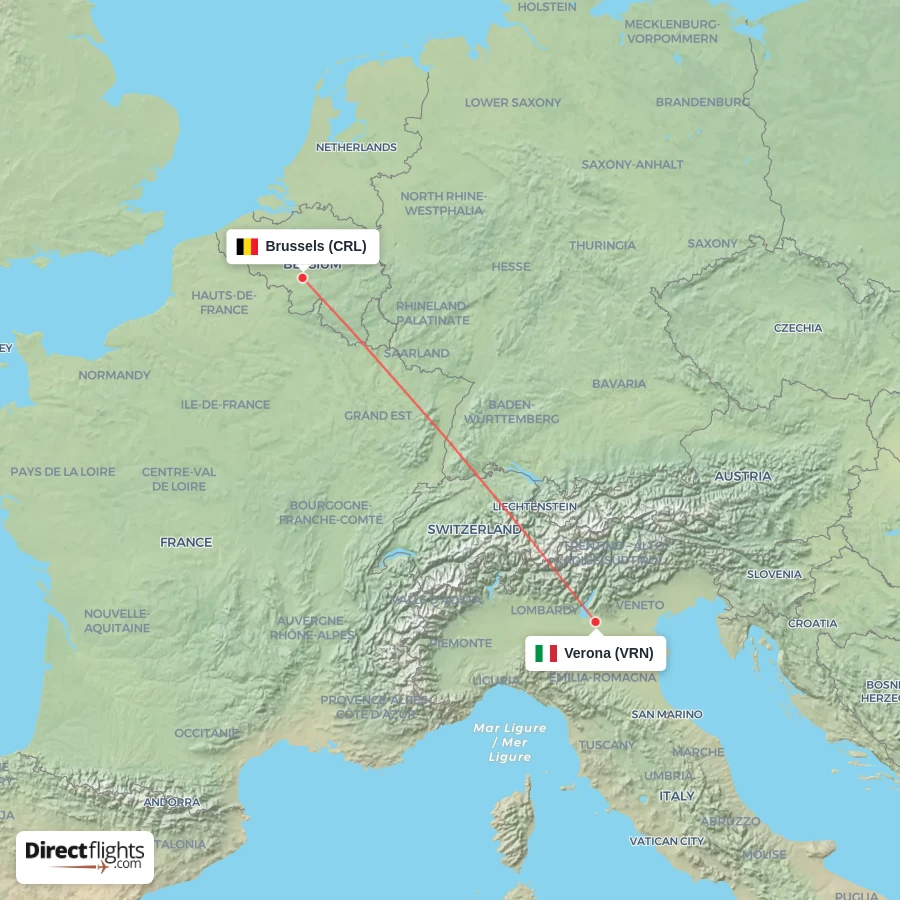 VRN - CRL route map
