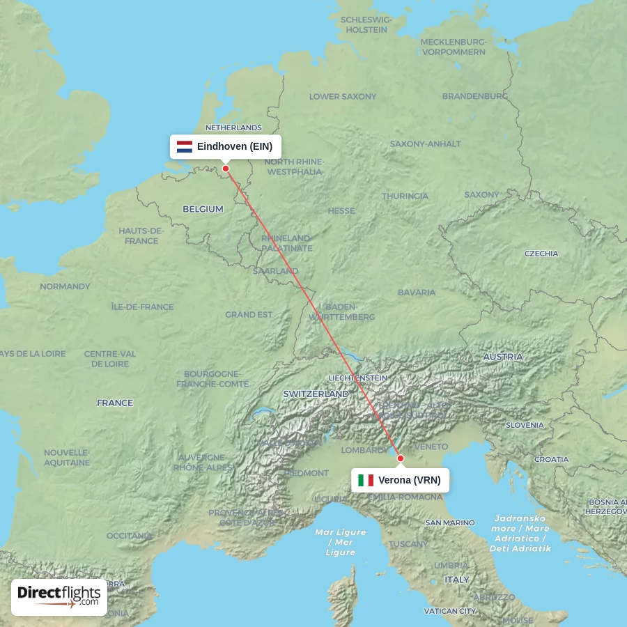 VRN - EIN route map