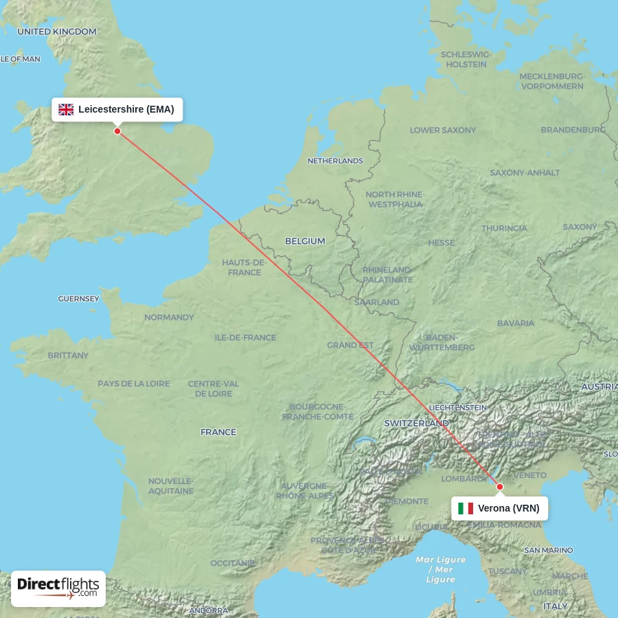 VRN - EMA route map