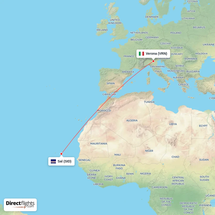 VRN - SID route map