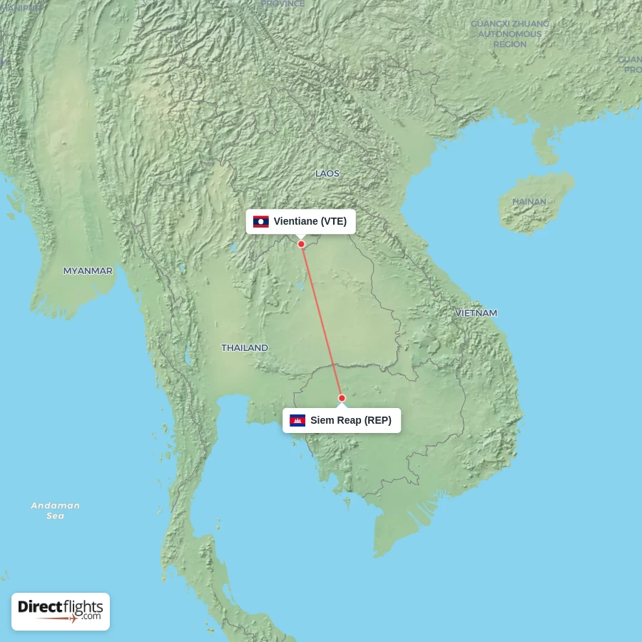 VTE - REP route map