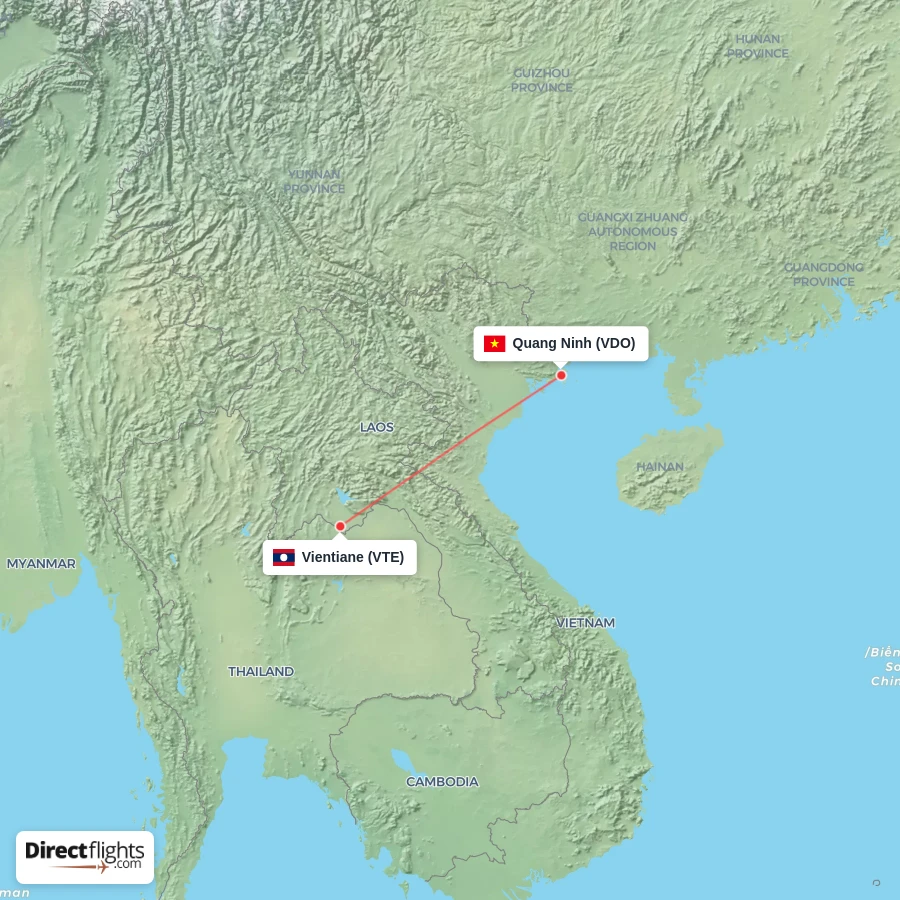 VTE - VDO route map