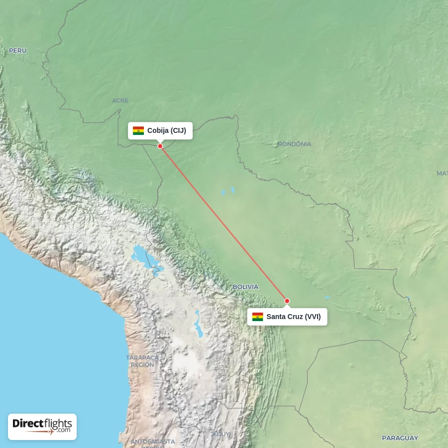 VVI - CIJ route map