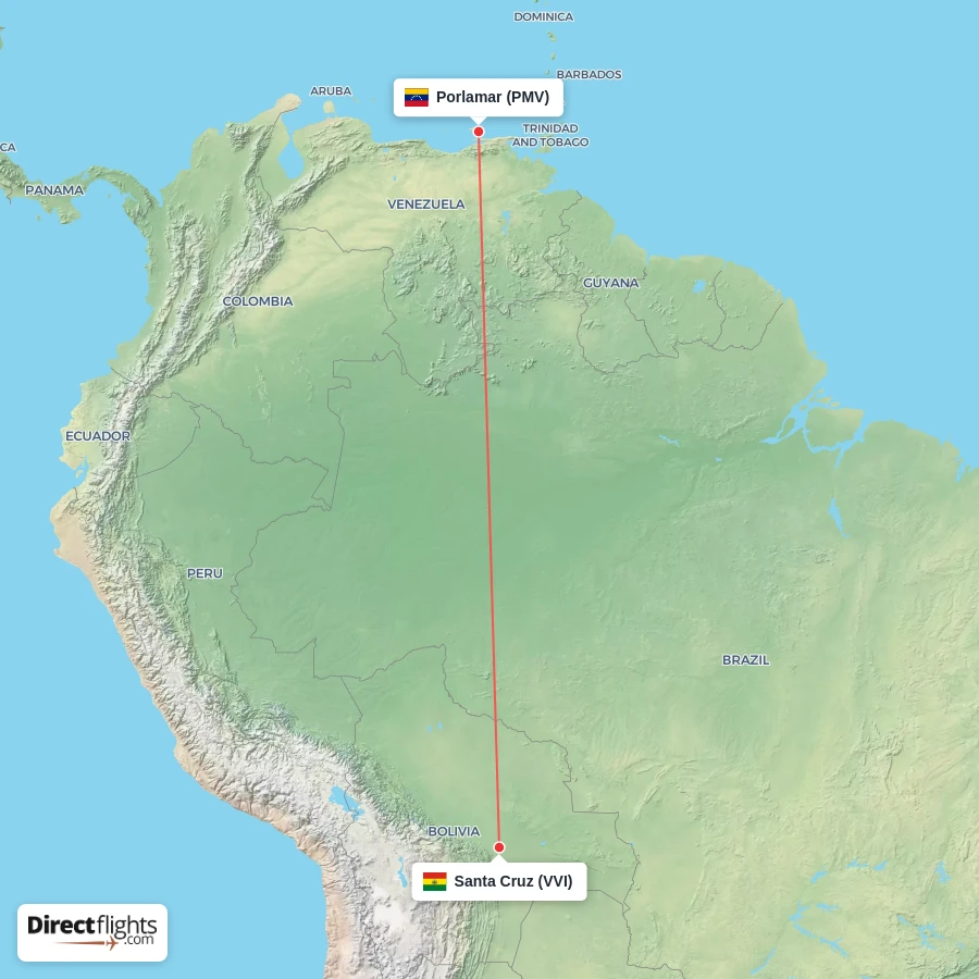 VVI - PMV route map