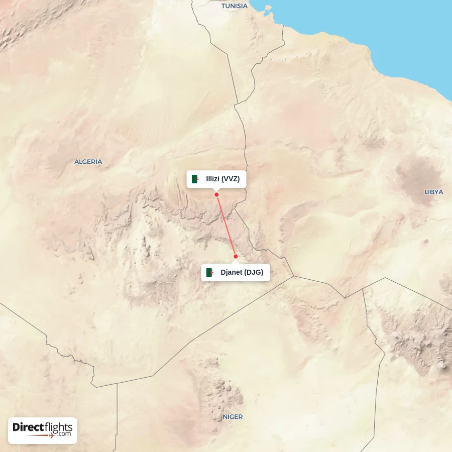 VVZ - DJG route map