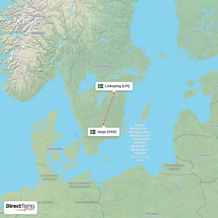 VXO - LPI route map