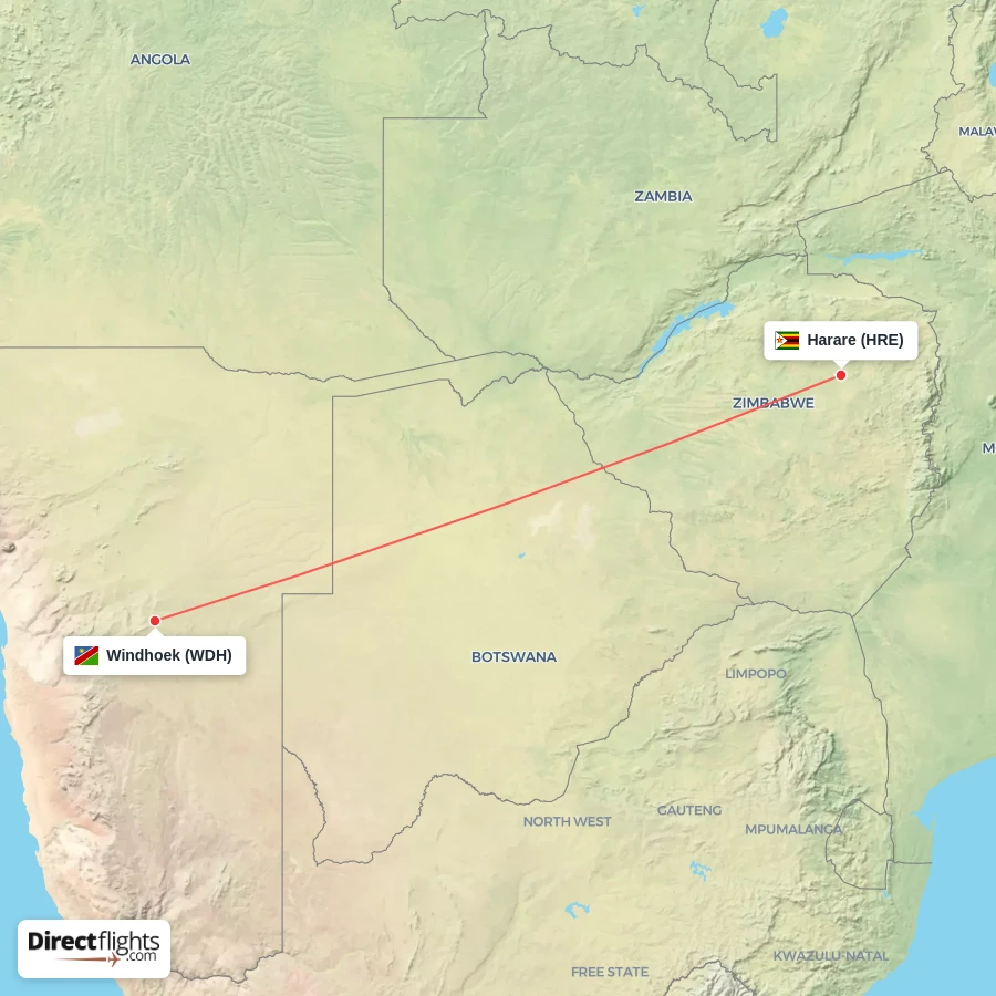 WDH - HRE route map
