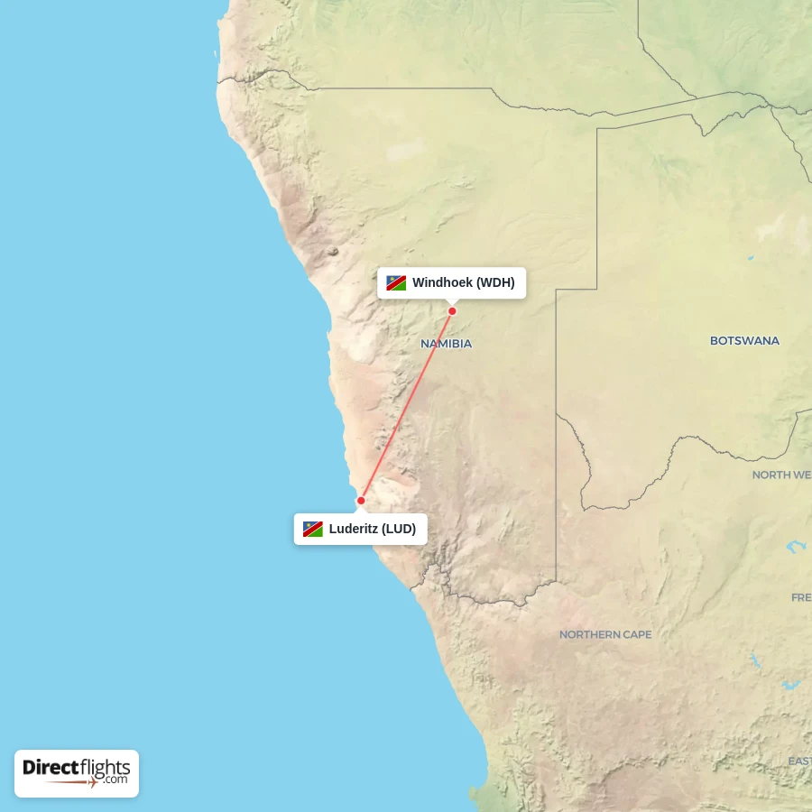 WDH - LUD route map
